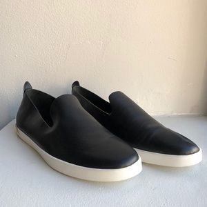 Vince Slip On Black Sneakers Size 9